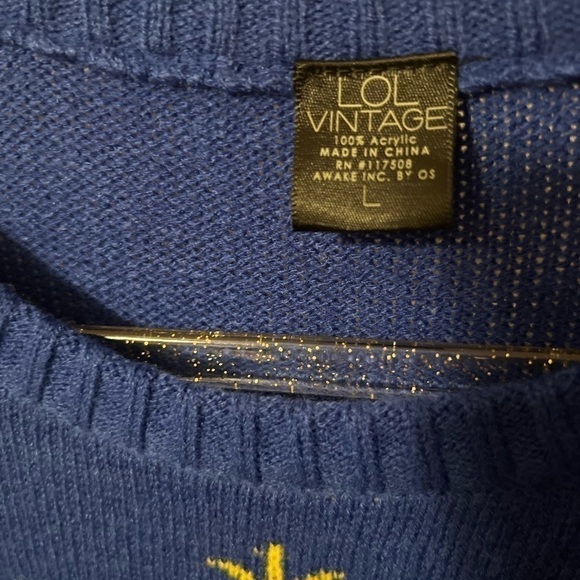 𝅺LOL vintage ugly Christmas sweater - Picture 2 of 5